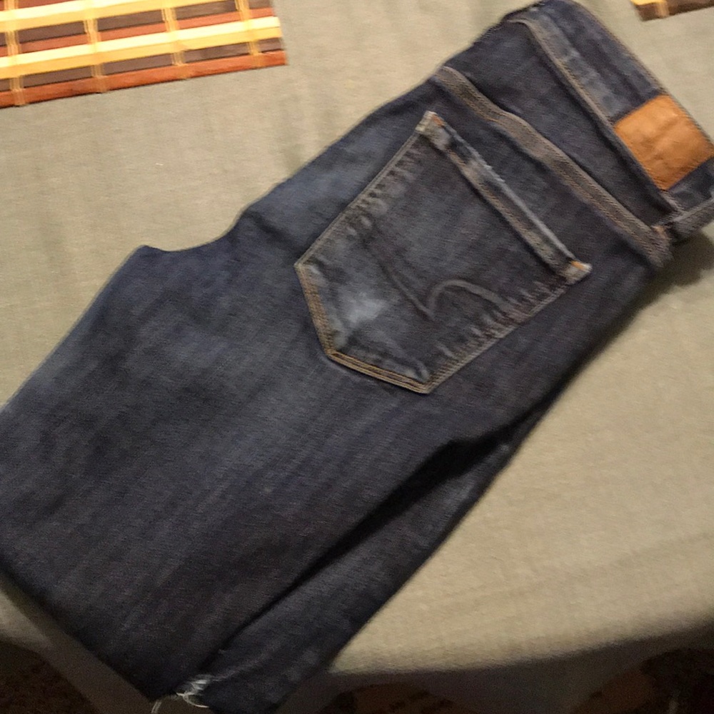 AE stretch high rise jegging crop size 8